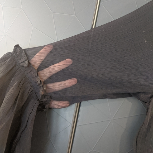 Navy Crepe Dress | H&M - Picture 4 of 5